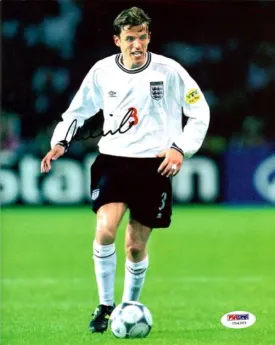 Phil Neville Autographed 8x10 Photo England PSA/DNA #U54303