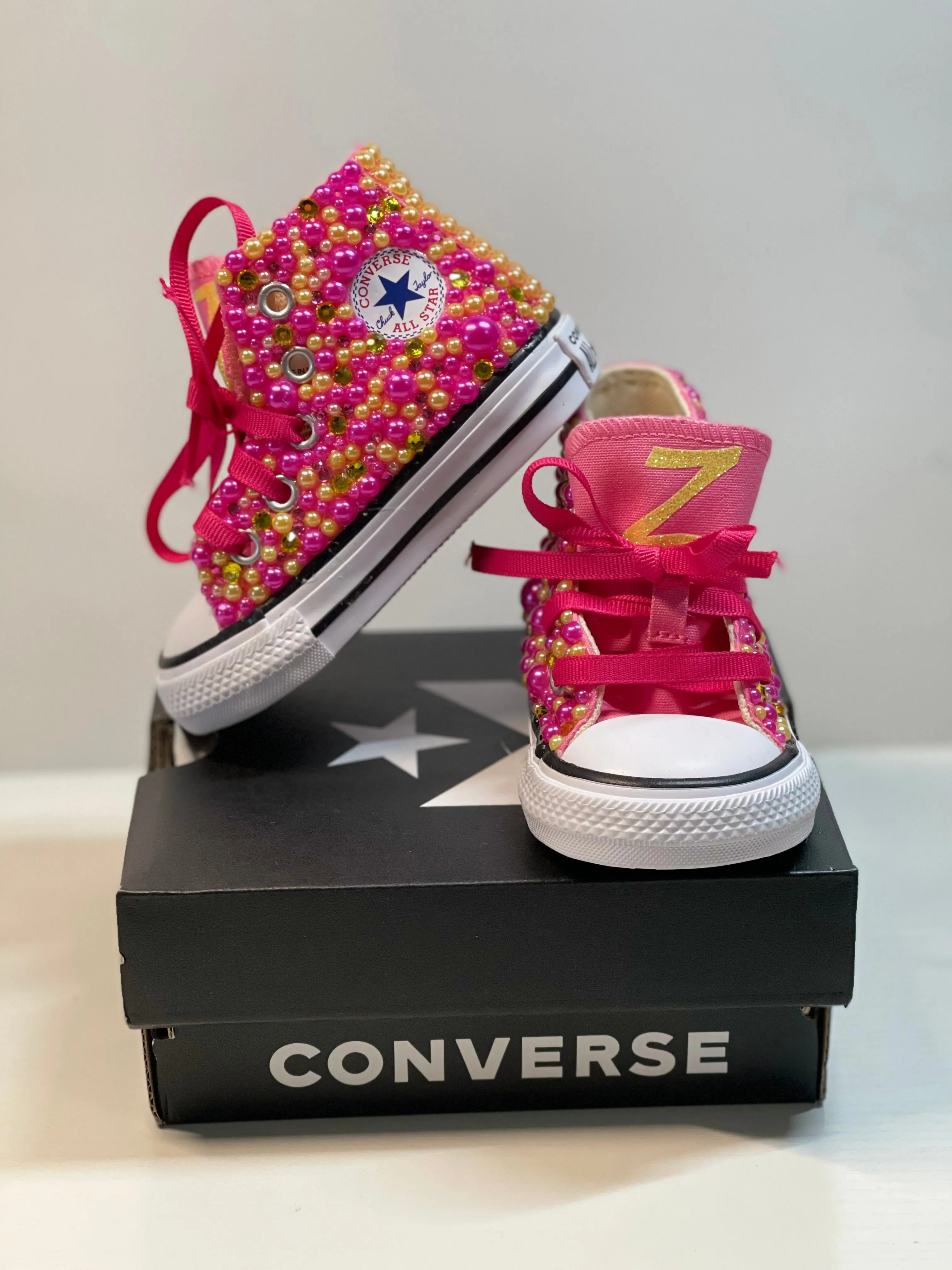 Pink Lemonade Converse Shoes