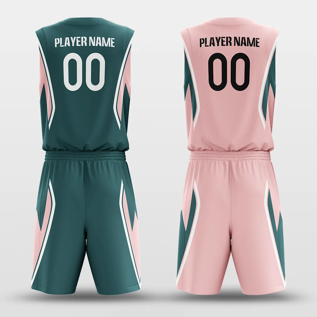 Plume - Customized Reversible Sublimated Basketball Set