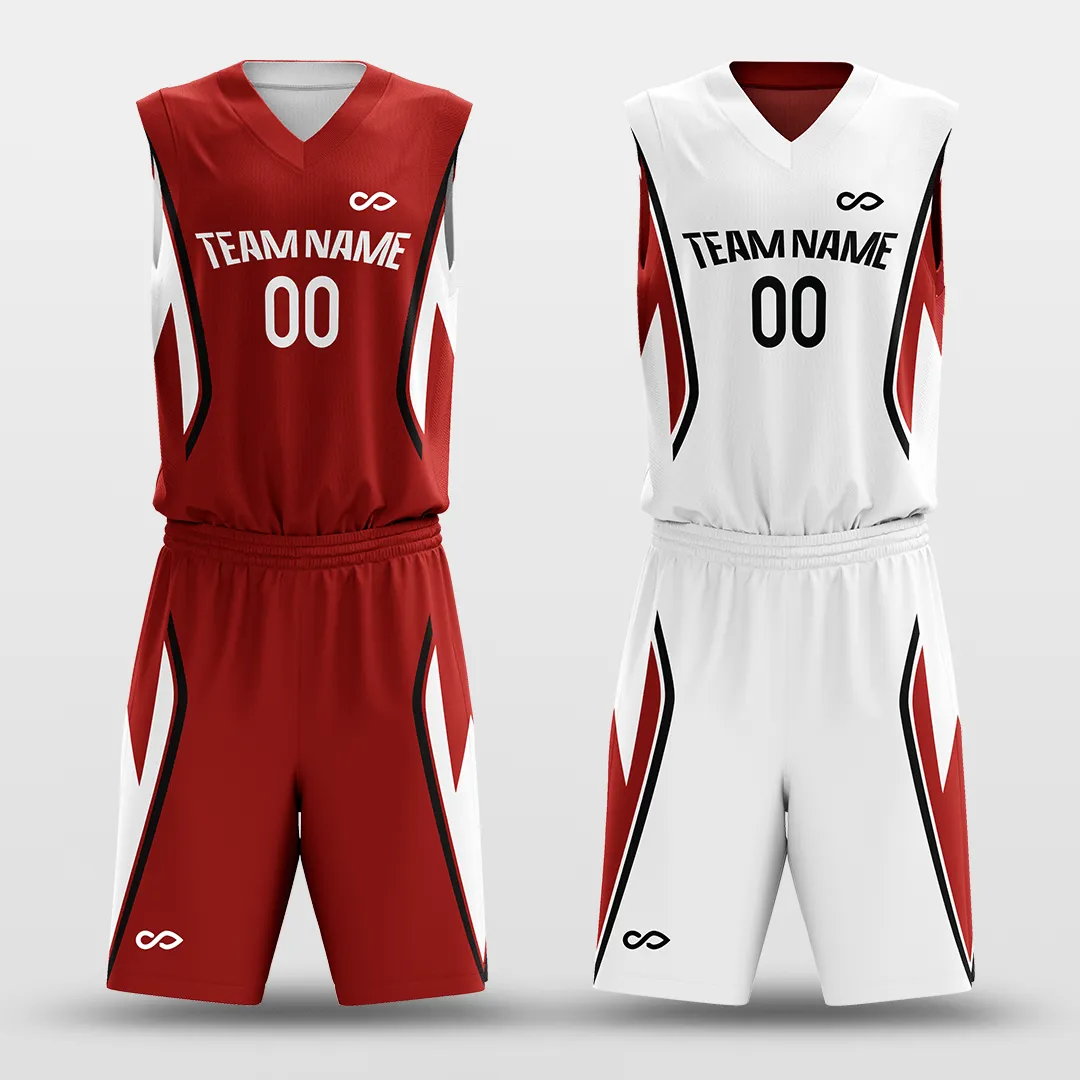 Plume - Customized Reversible Sublimated Basketball Set