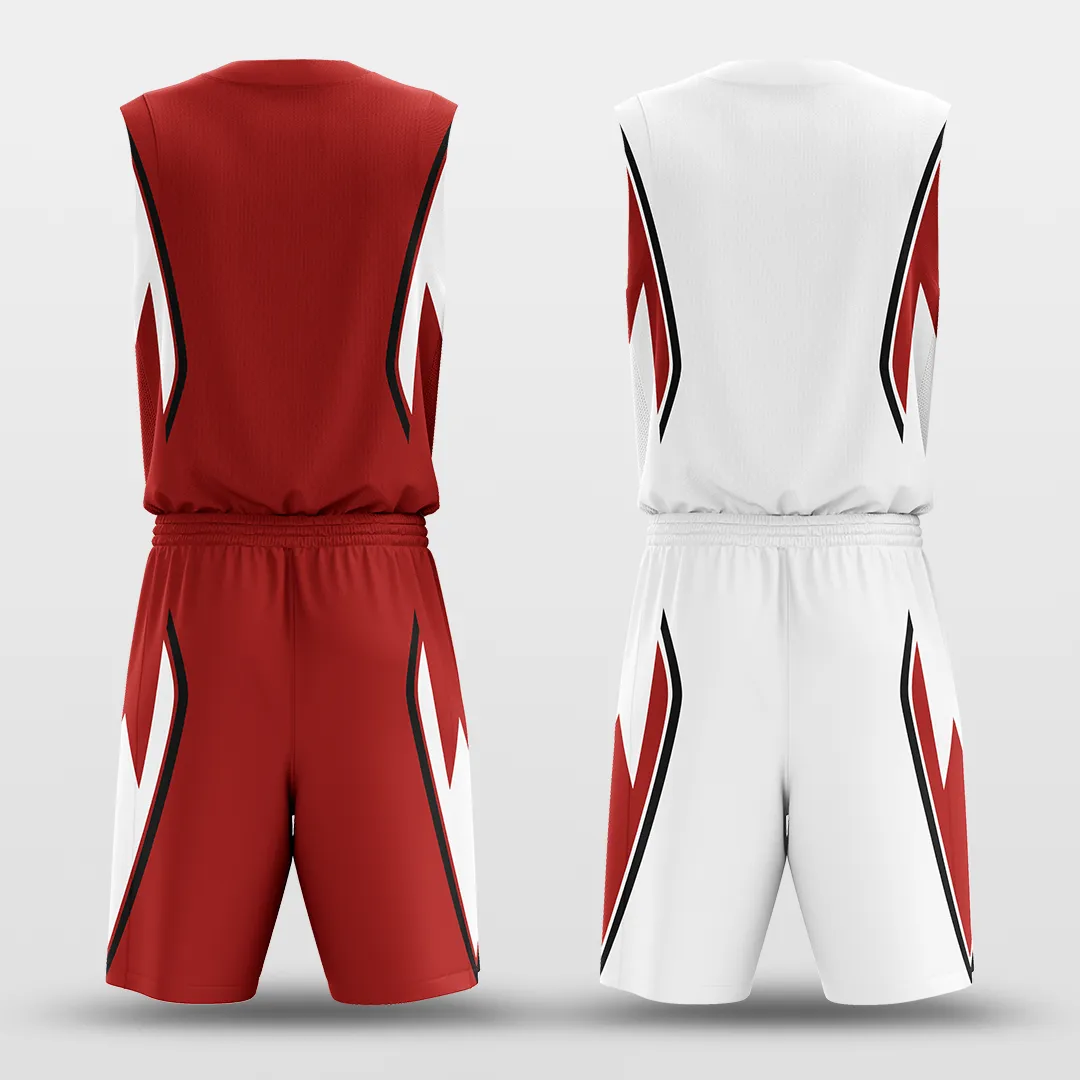 Plume - Customized Reversible Sublimated Basketball Set