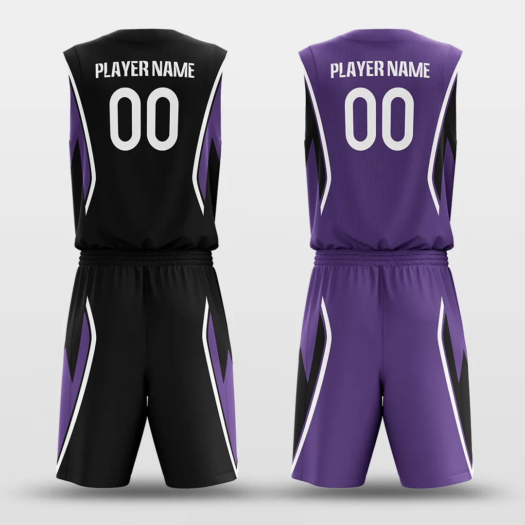 Plume - Customized Reversible Sublimated Basketball Set