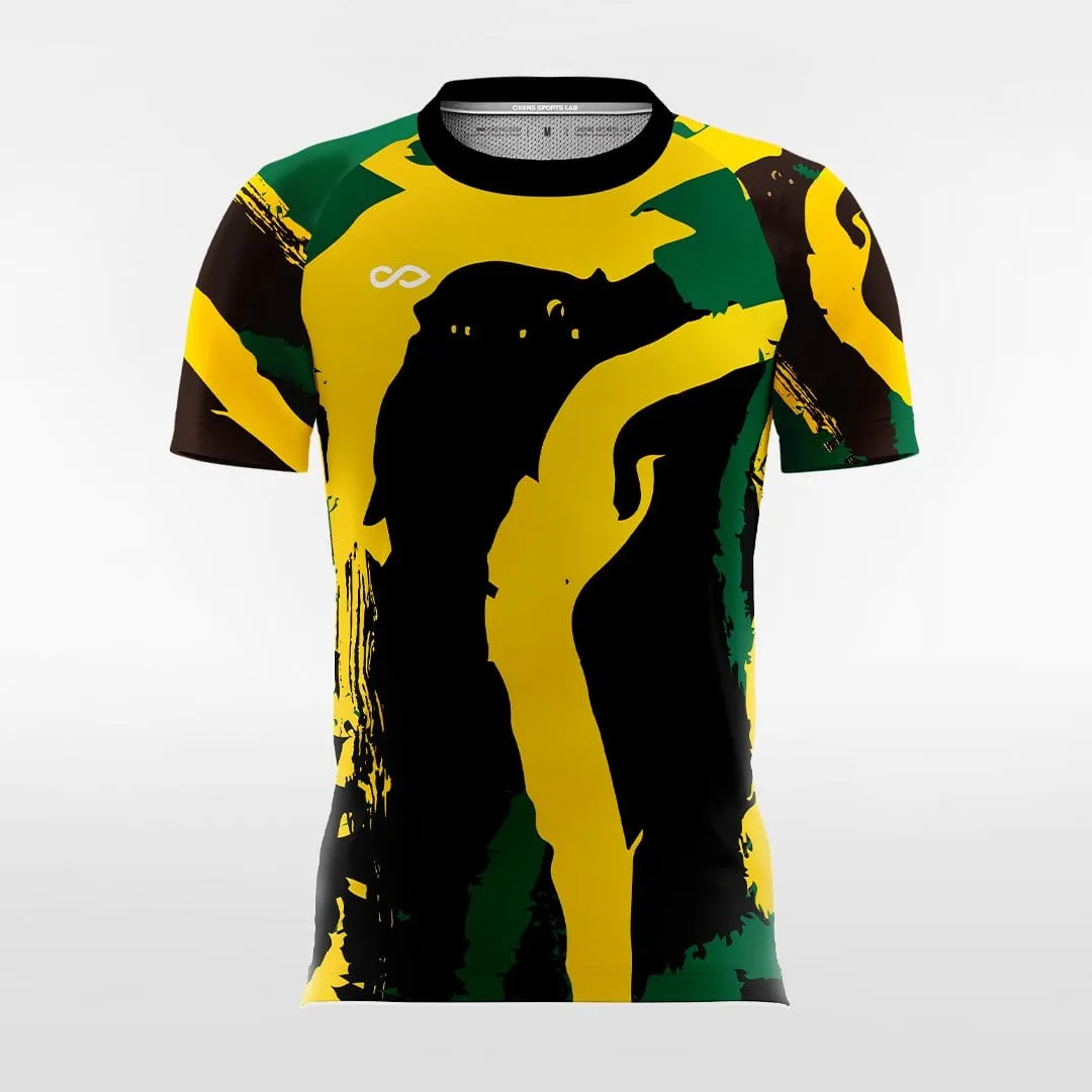 Pop Camouflage1 - Customized Men's Sublimated Soccer Jersey