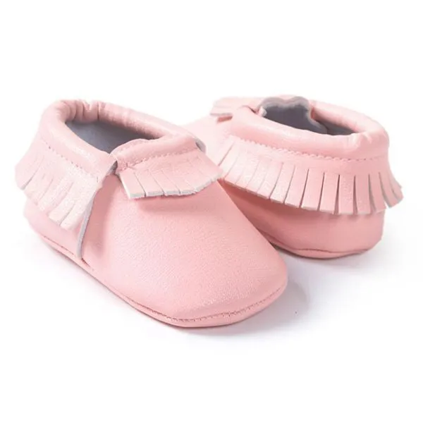 Princess Toddler Infant Soft Sole PU Leather Shoes Tassels Baby Various Bebe Moccasin 0-18M