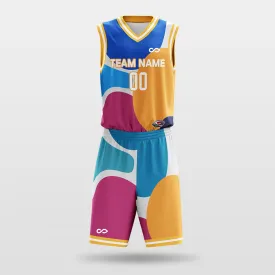 Rainbow candy - Customized Sublimated Basketball Set