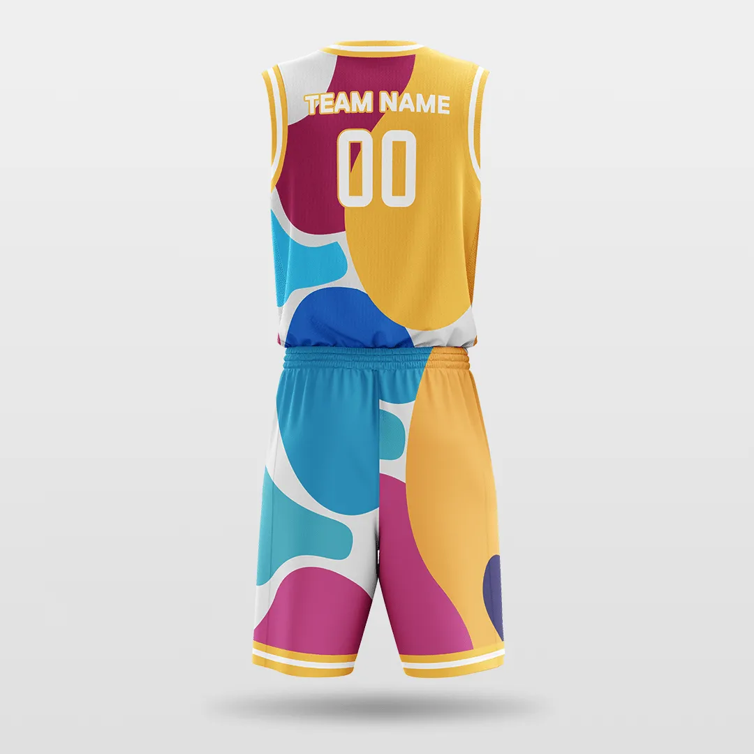 Rainbow candy - Customized Sublimated Basketball Set