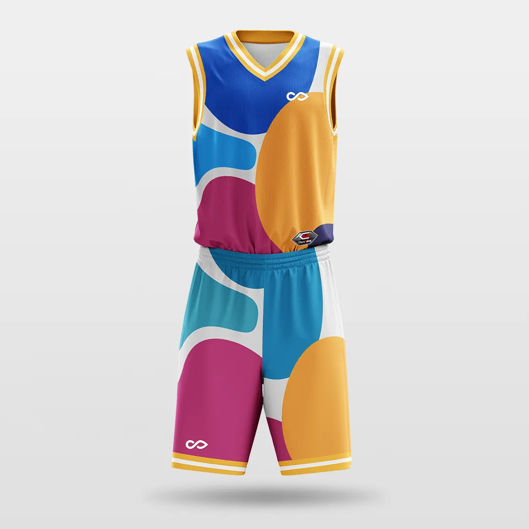 Rainbow candy - Customized Sublimated Basketball Set