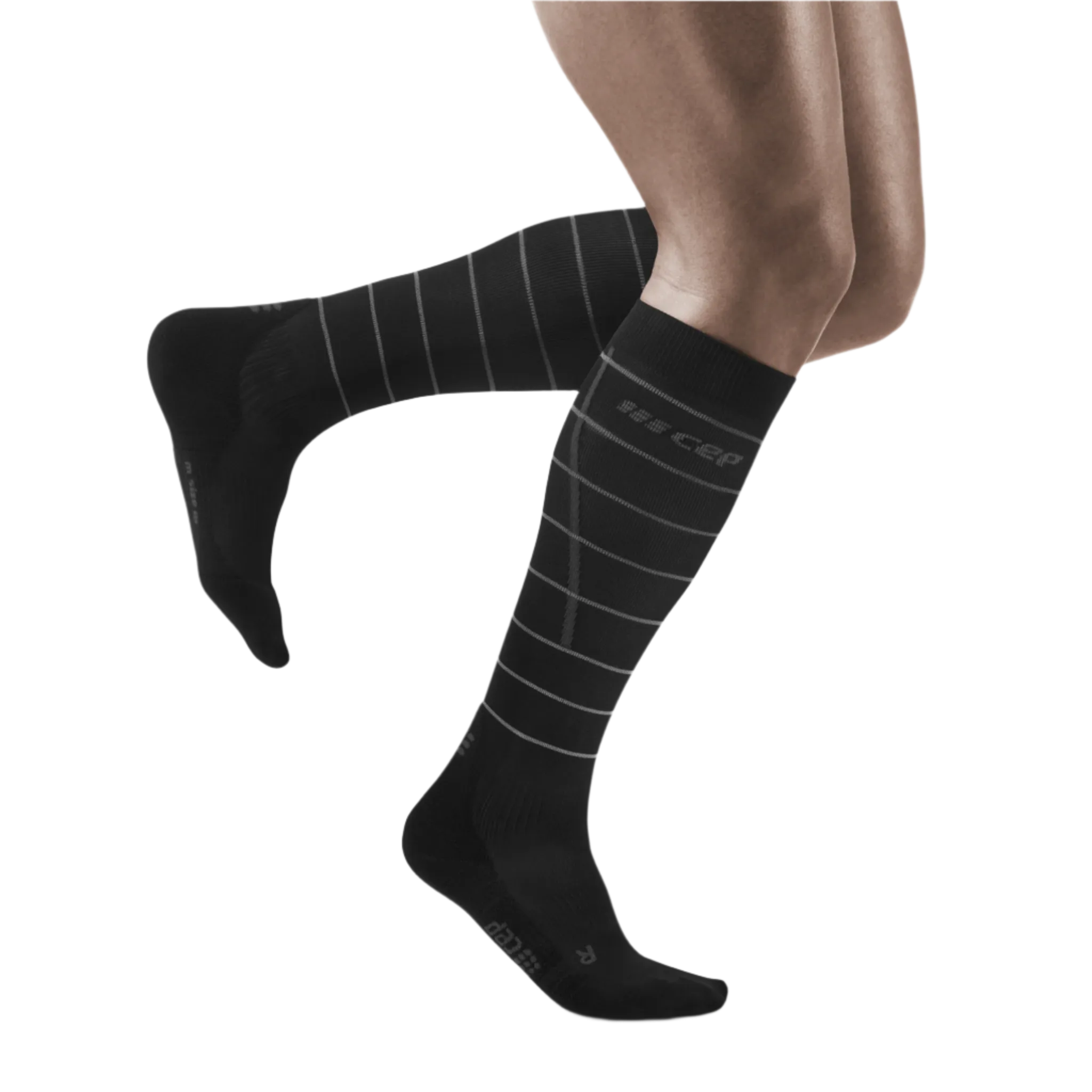 Reflective Tall Compression Socks, Men