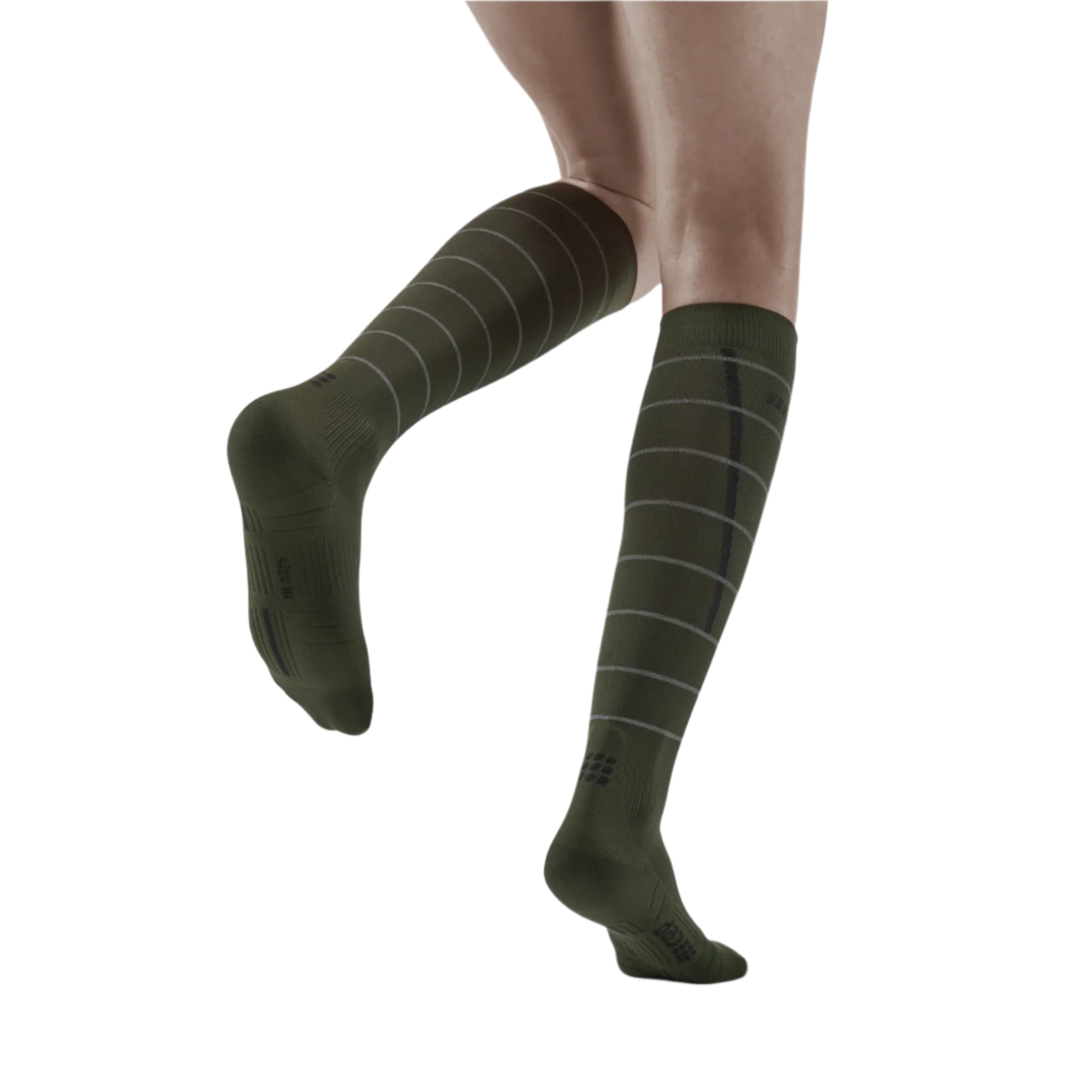 Reflective Tall Compression Socks, Women