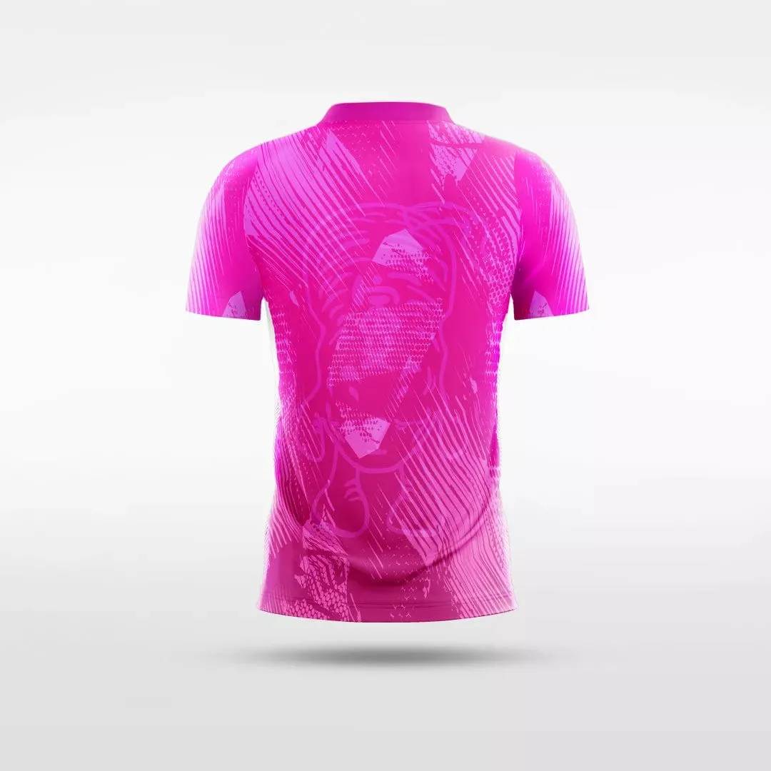 Retro Color- Custom Womens Soccer Jerseys Design Pink