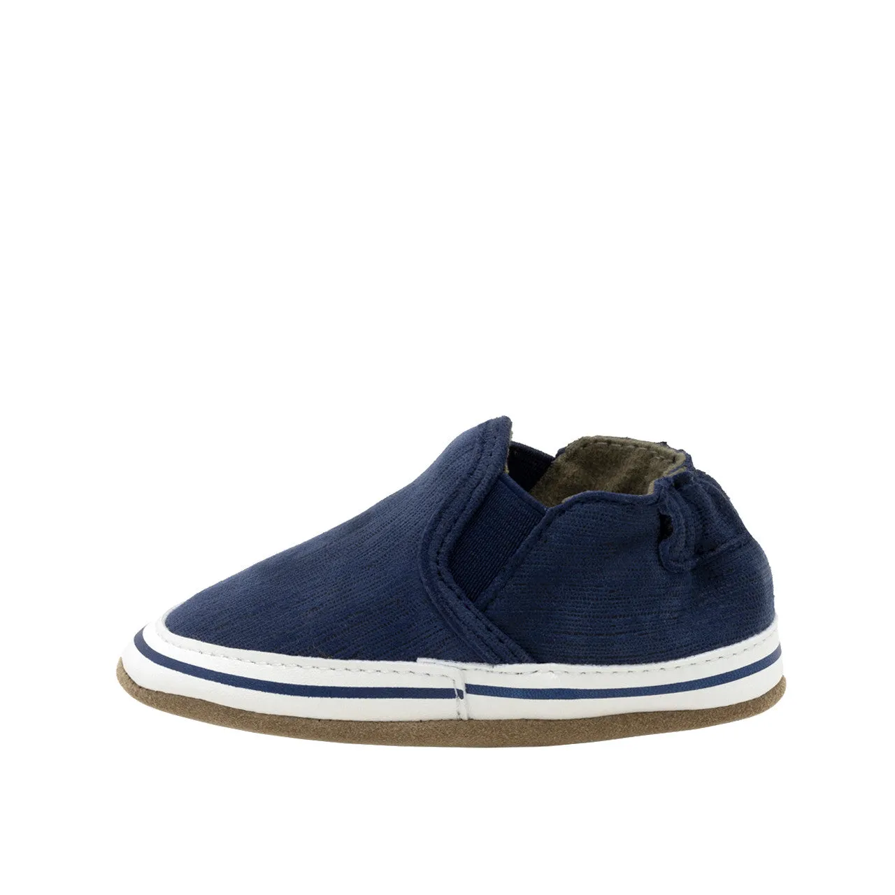 Robeez Liam Basic Soft Soles Color: Navy