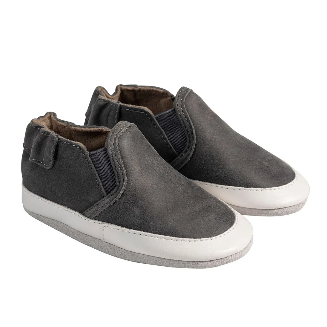 Robeez Liam Soft Soles Color: Charcoal Grey