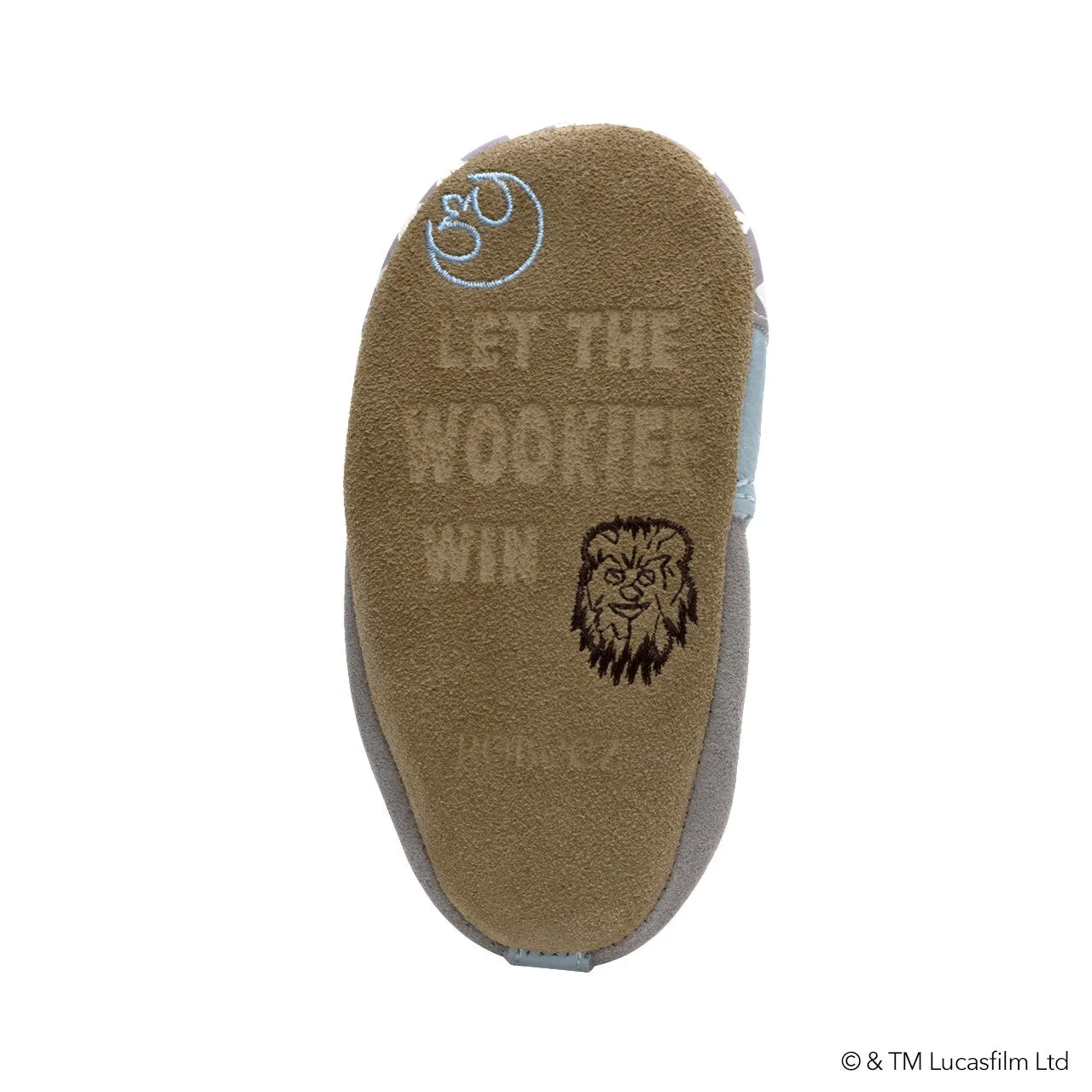 Robeez Star Wars™ Chewbacca™ Soft Soles Color: Light Blue