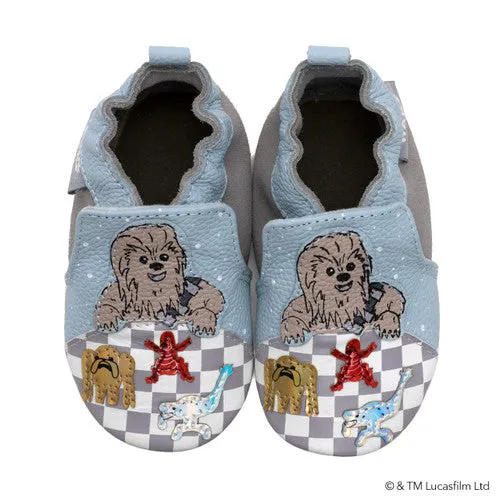 Robeez Star Wars™ Chewbacca™ Soft Soles Color: Light Blue