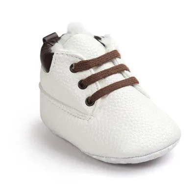 Romirus Winter PU Outdoor suede Leather Baby moccasins Shoes infant anti-slip first walker soft soled Newborn Baby boy Boots