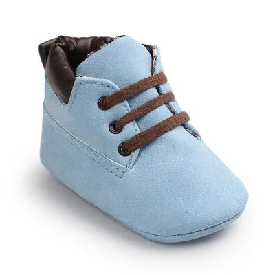 Romirus Winter PU Outdoor suede Leather Baby moccasins Shoes infant anti-slip first walker soft soled Newborn Baby boy Boots