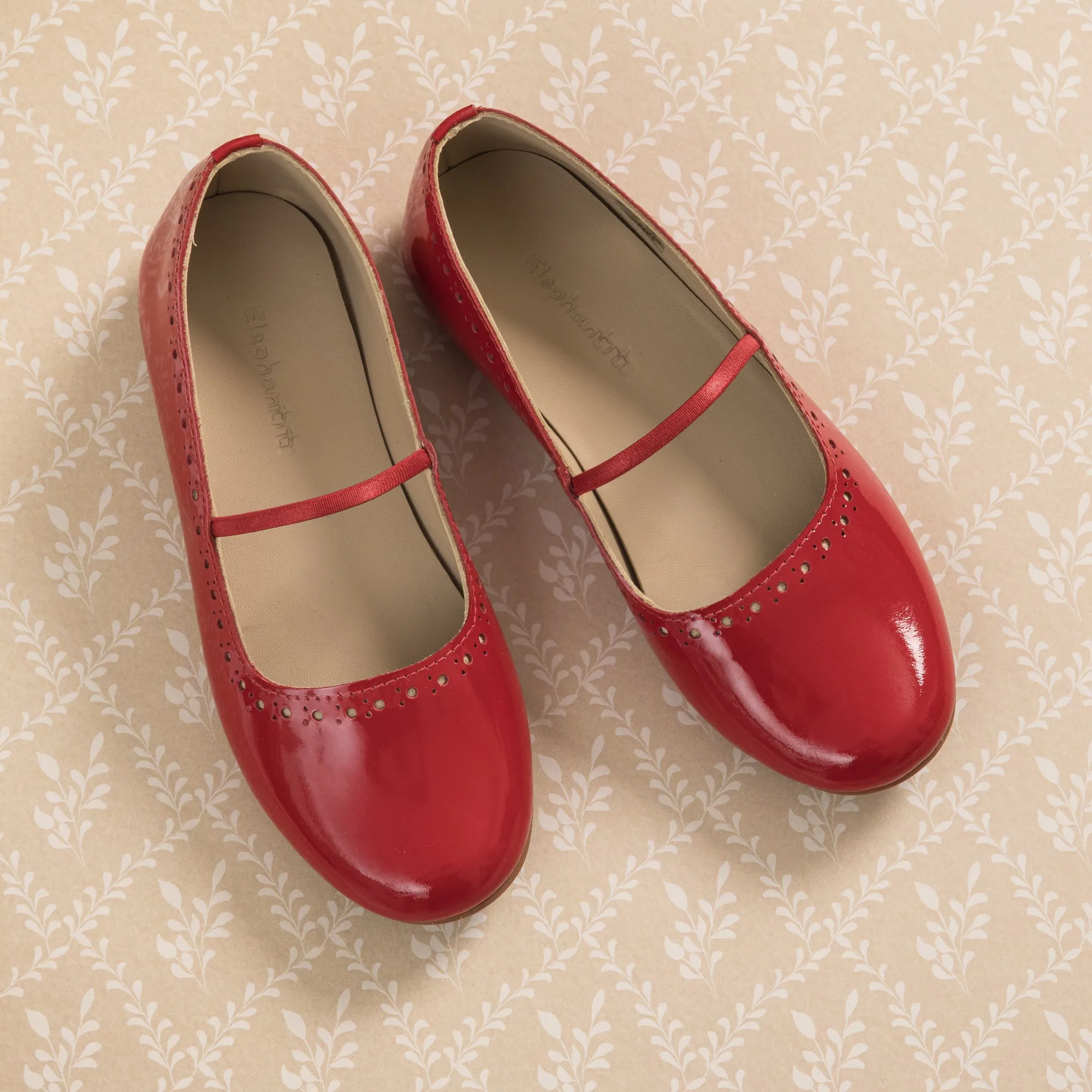 Sasha Ballerina Flat Red