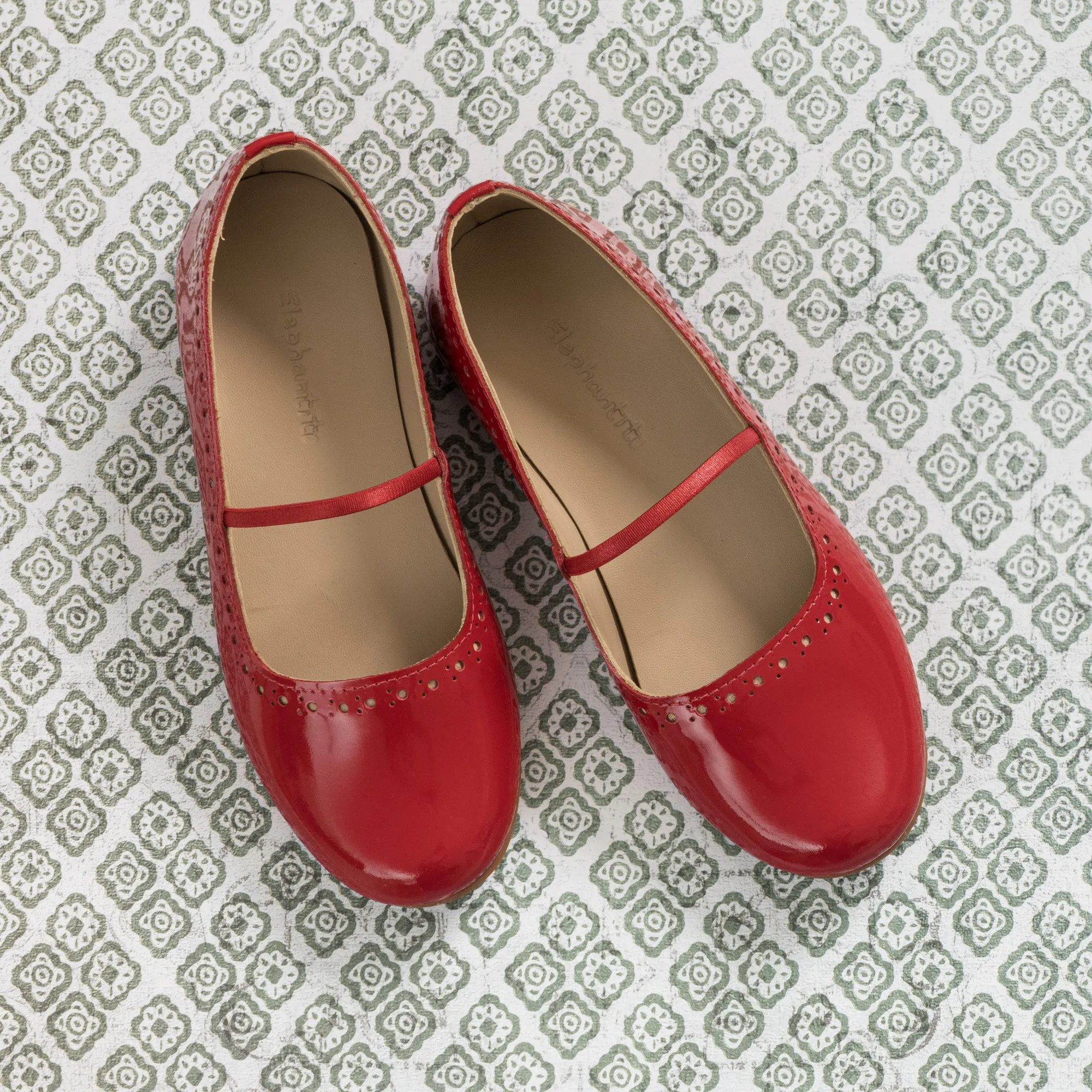 Sasha Ballerina Flat Red