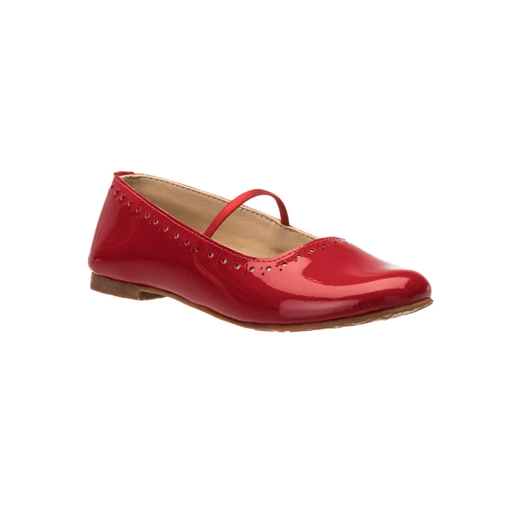 Sasha Ballerina Flat Red