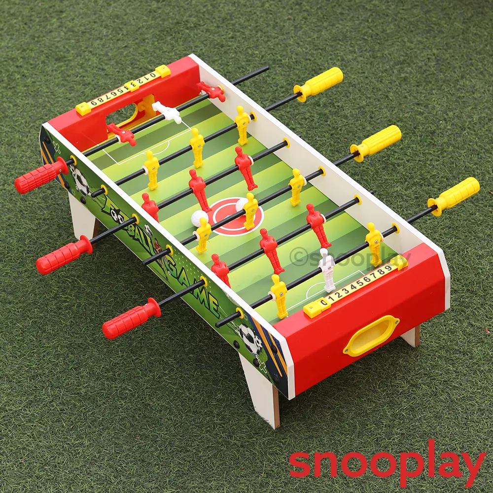 Tabletop Football Big (Foosball Game)- with legs | Assorted Designs and Colours