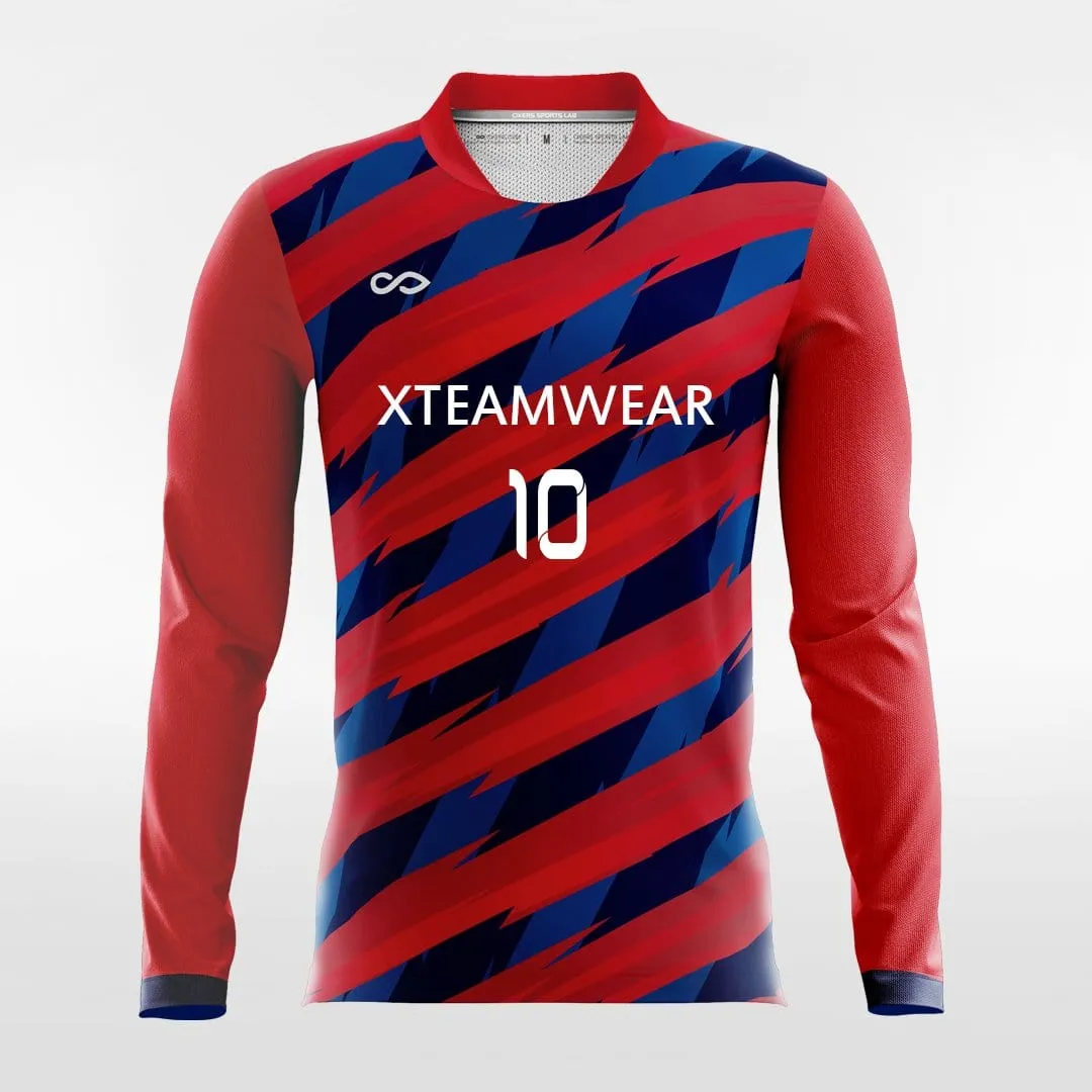 Thorn - Customized Men's Sublimated Long Sleeve Soccer Jersey