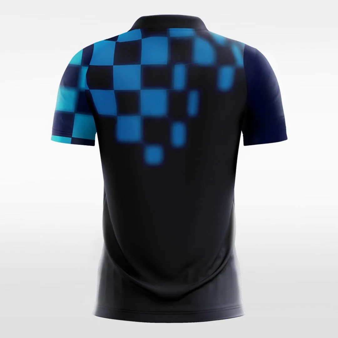 Water Cube 2 - Customized Men's Sublimated Soccer Jersey