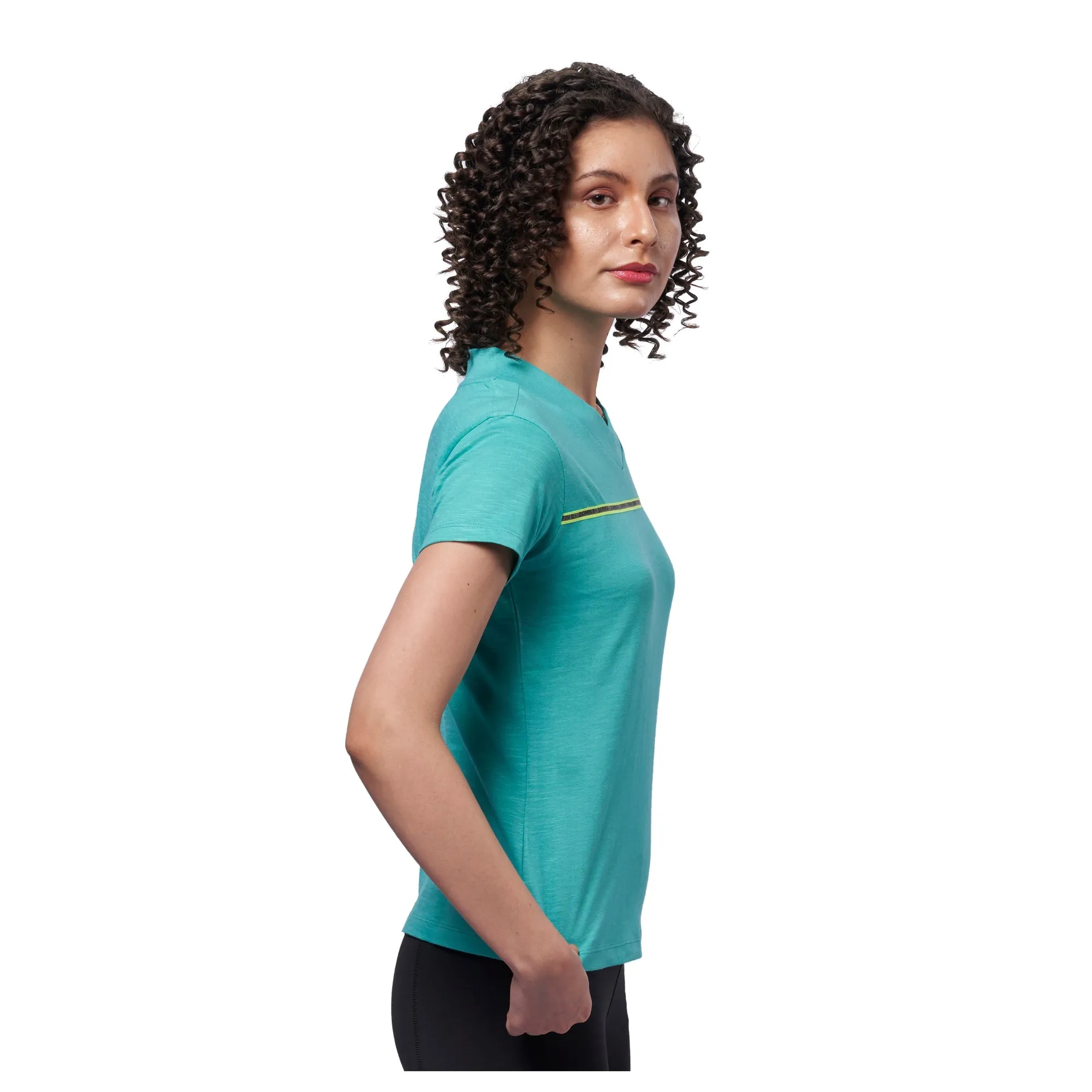 Women's 100% Cotton Outdoor V-Neck T-Shirt