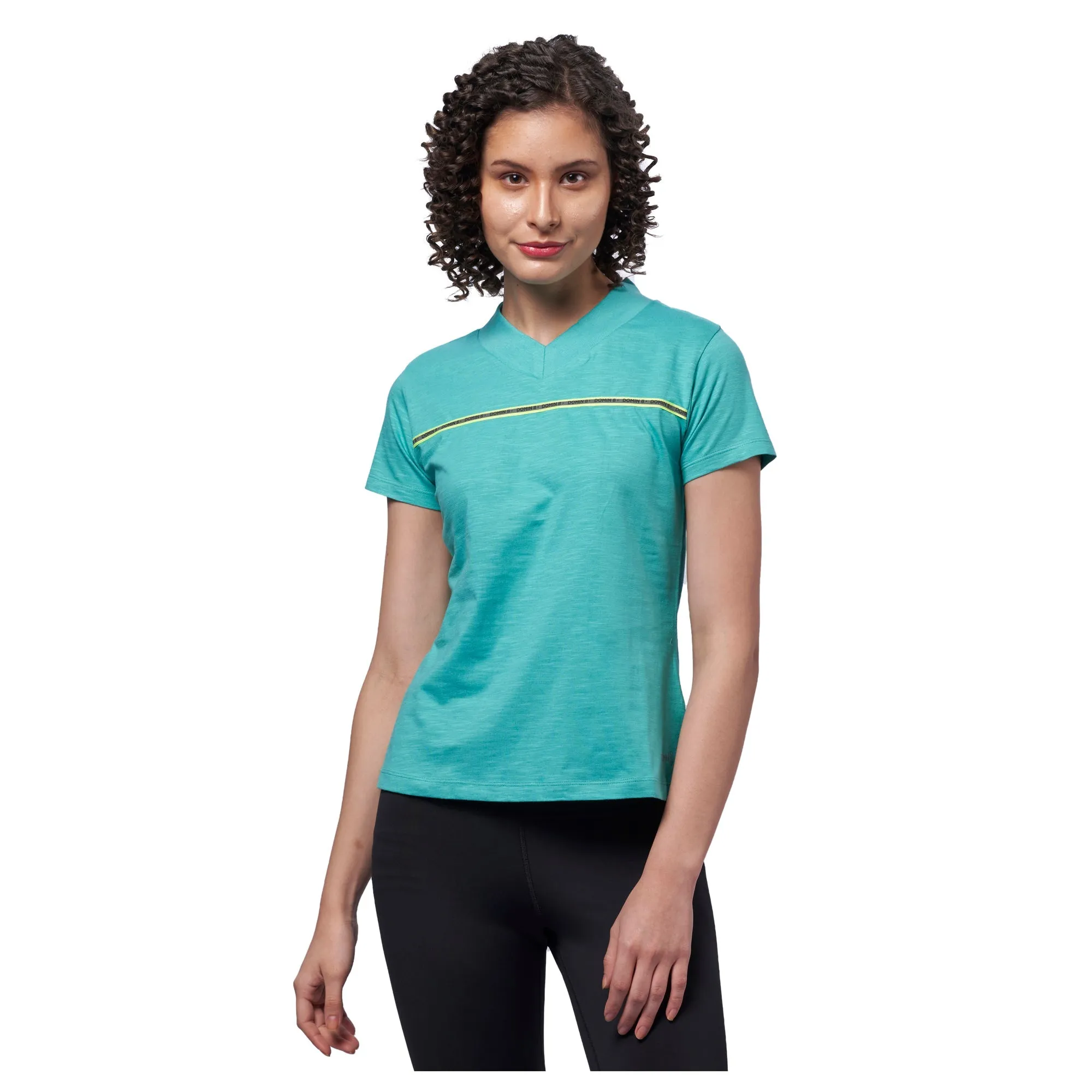 Women's 100% Cotton Outdoor V-Neck T-Shirt