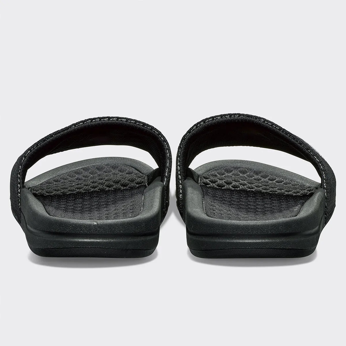 Women's Big Logo TechLoom Slide Black / Reflective Silver