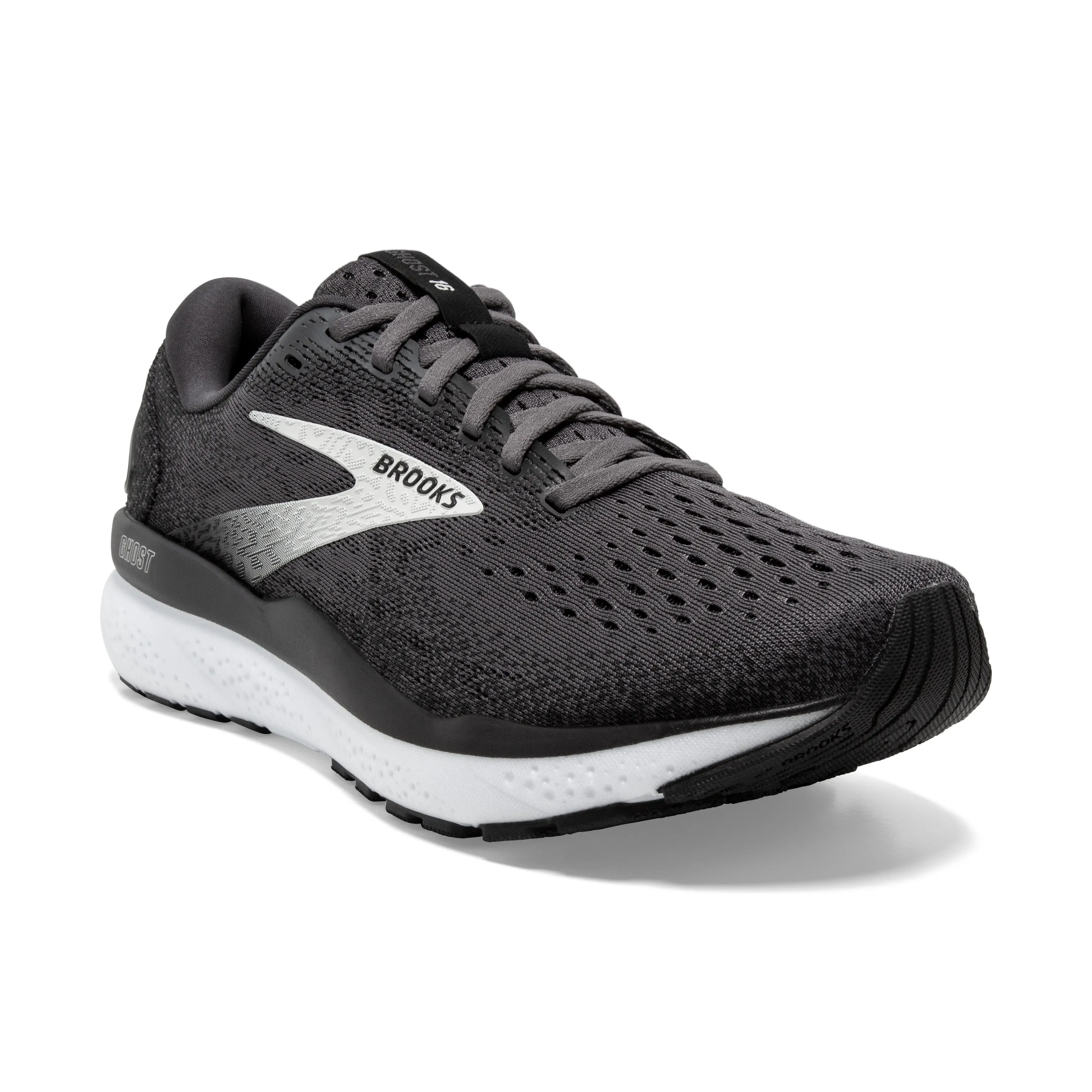 Women's Brooks Ghost 16 Color: Black / Grey / White