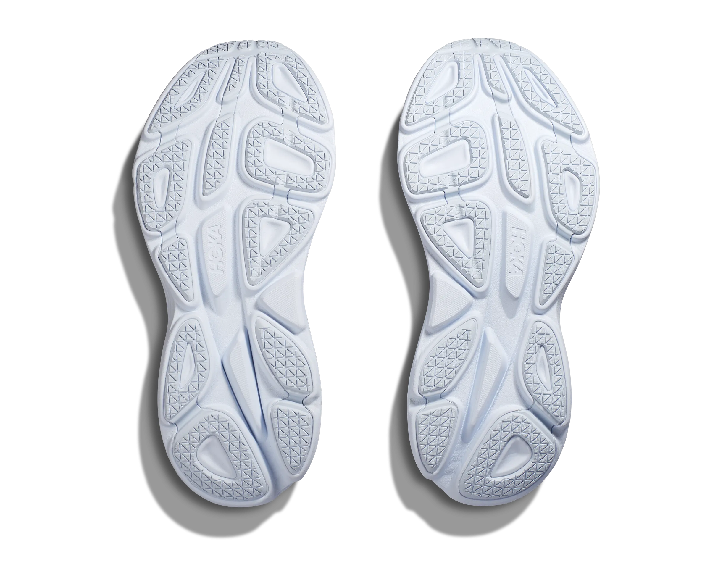 Women's Hoka Bondi 8 Color: White/White (WIDE WIDTH)