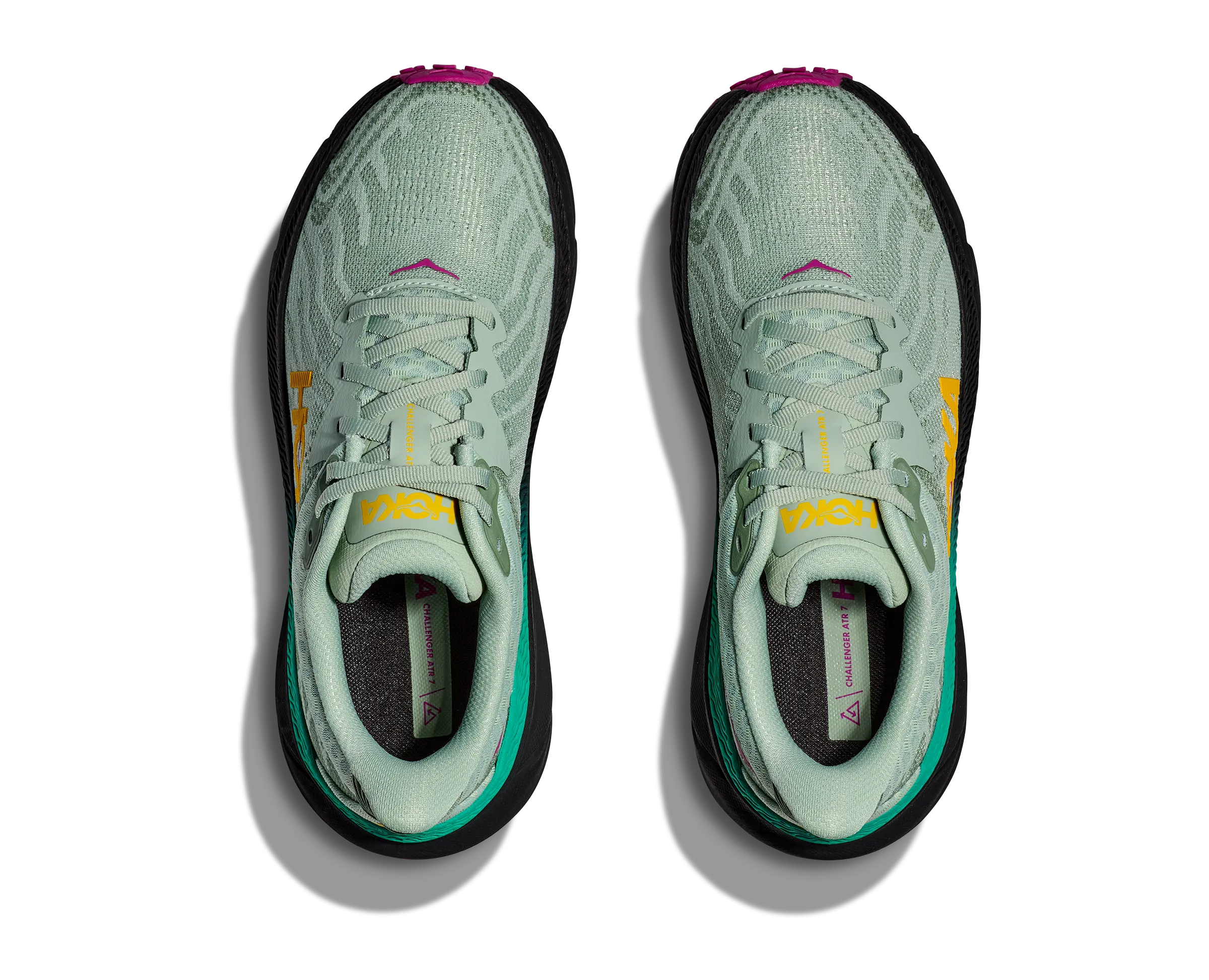 Women's Hoka Challenger 7 Color: Aloe Vera/ Black