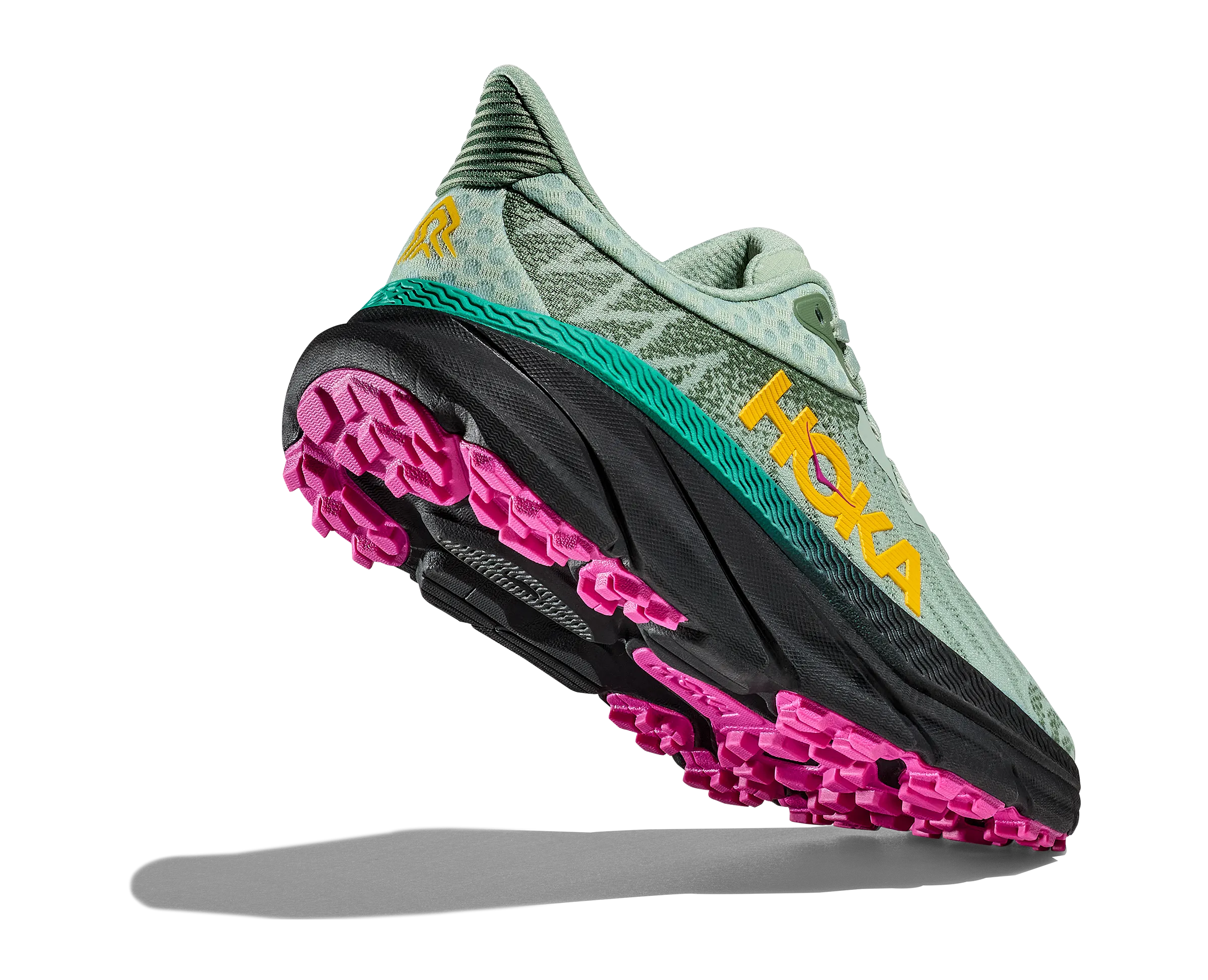 Women's Hoka Challenger 7 Color: Aloe Vera/ Black