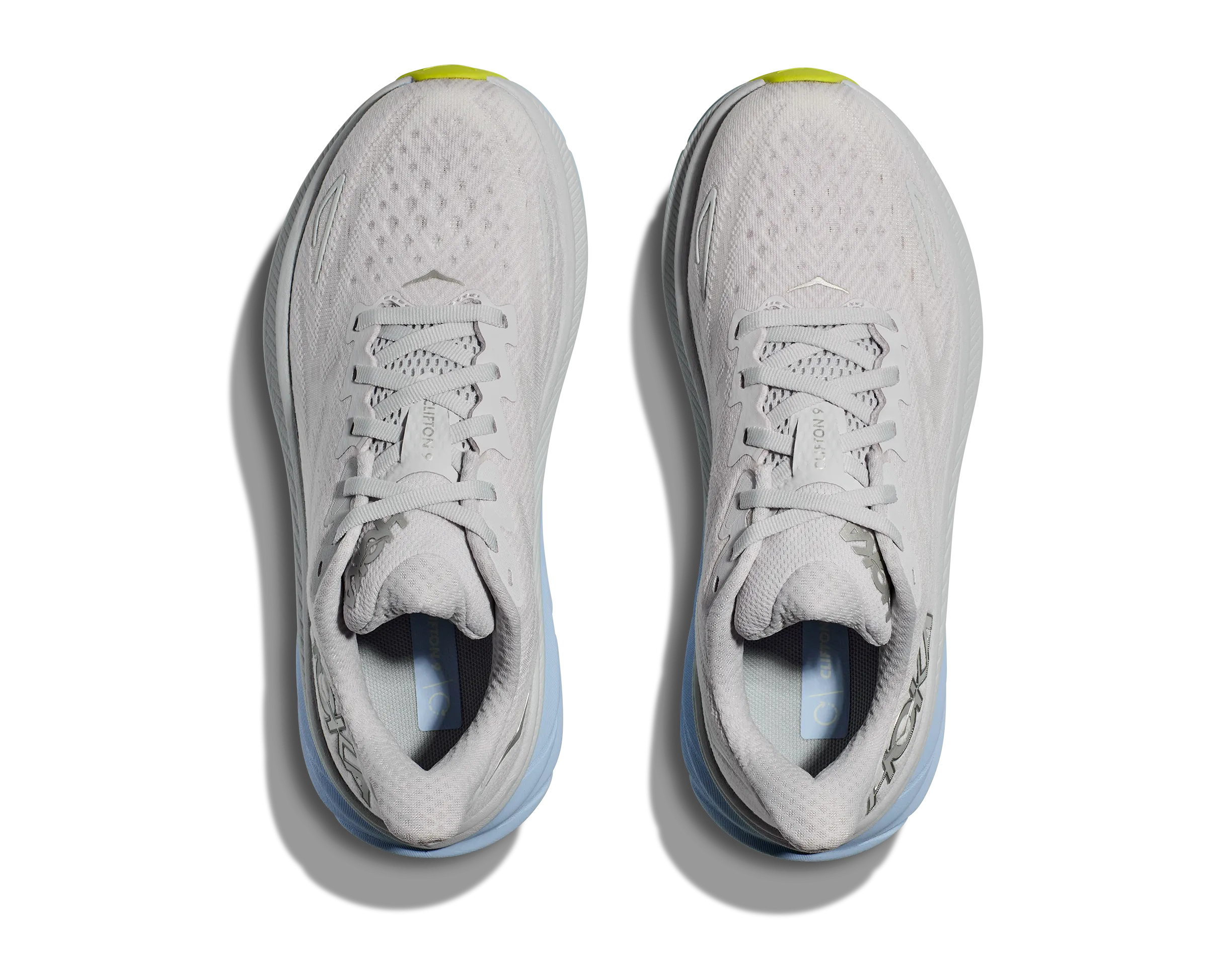 Women's Hoka Clifton 9 Color: Nimbus Cloud / Ice Water