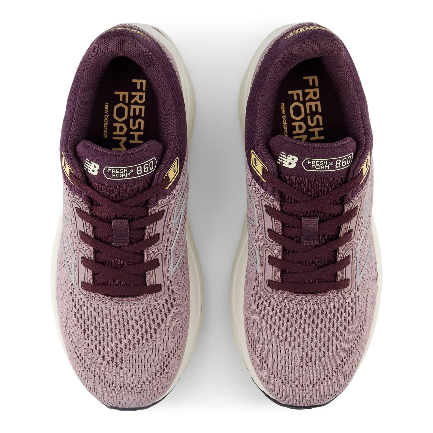 Women's New Balance Fresh Foam X 860v14 Color: Ice wine/ Plum Brown